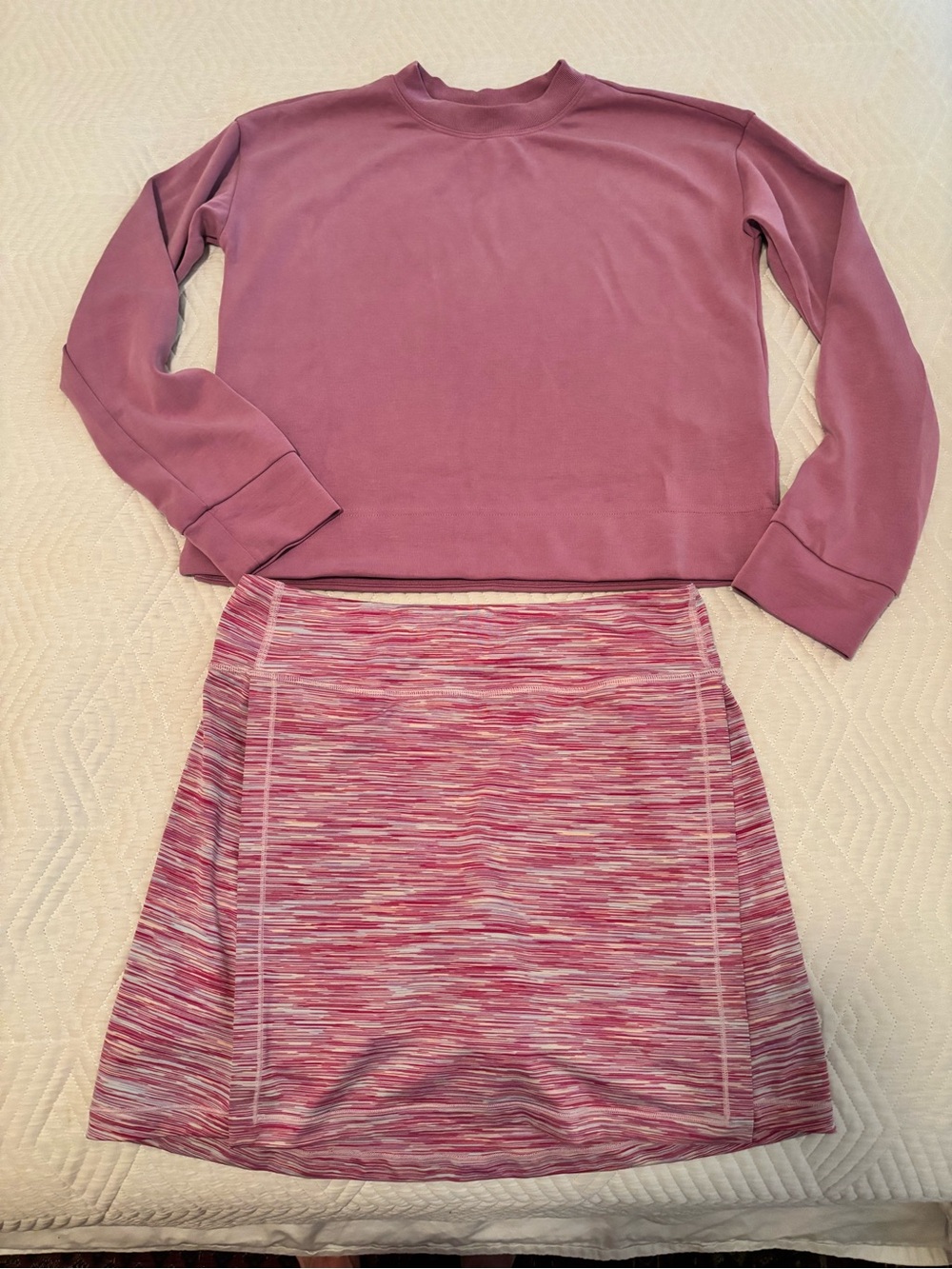 Athleta Girls Skort XXL (16) + Petite XXS Sweatshirt Set | Back to School